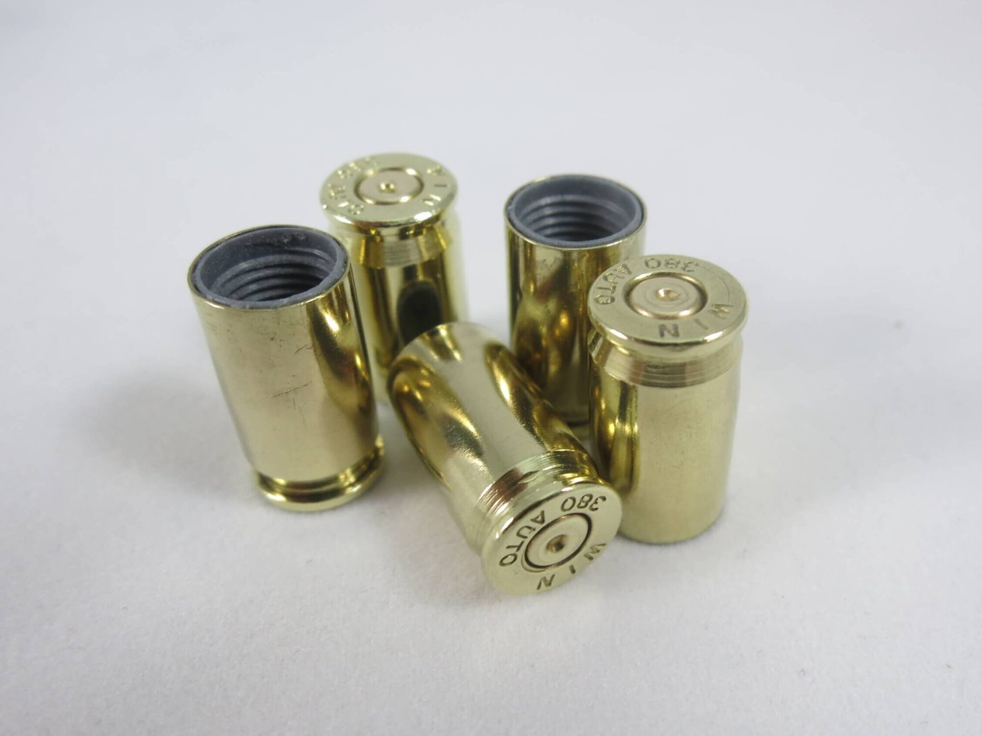 380 caliber brass case valve cap