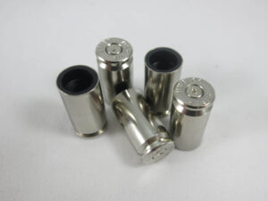 40 S&W nickel case tire valve cap-1