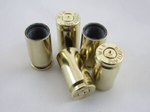 9mm Luger brass case valve cap-1