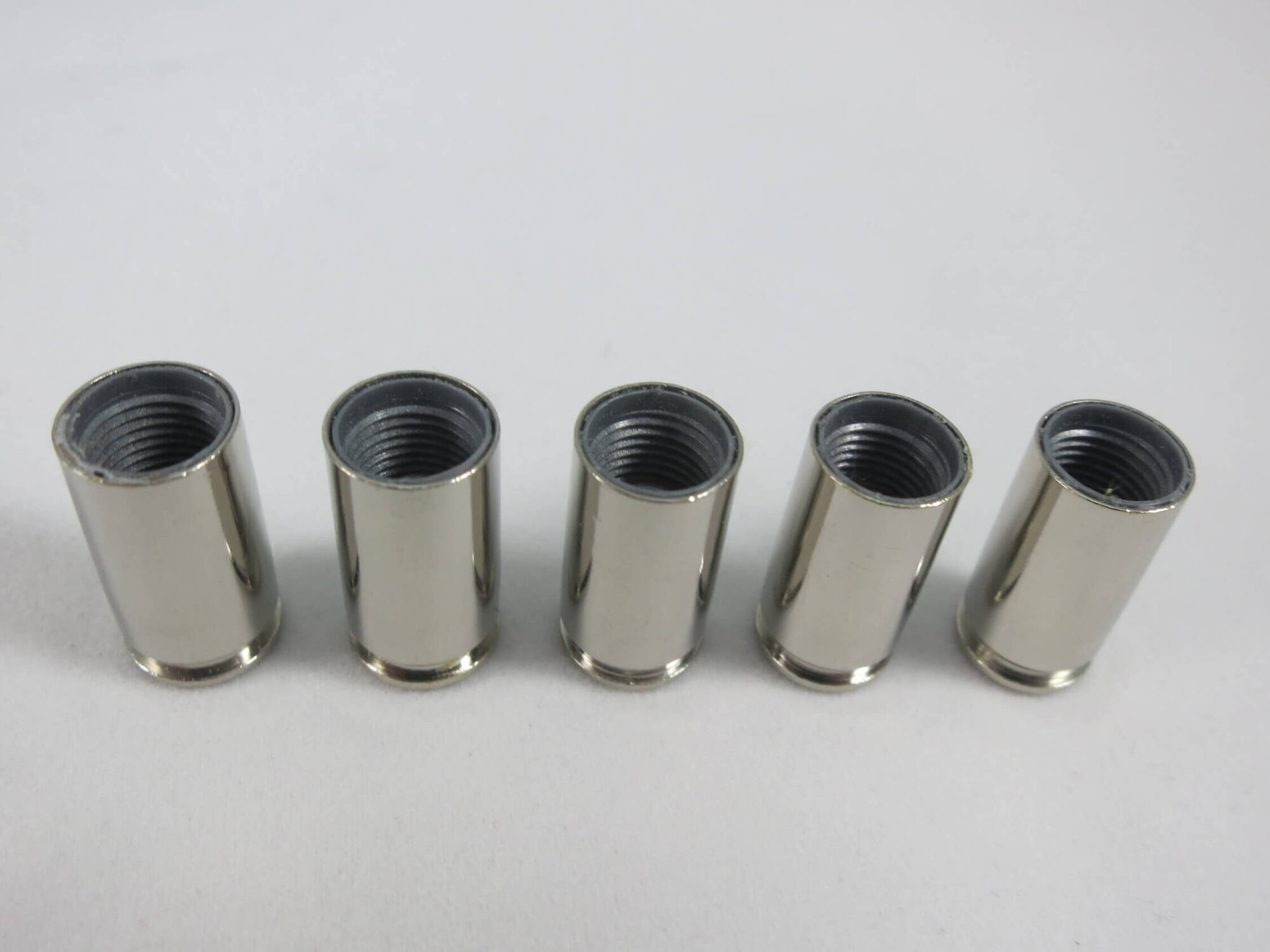 9mm Luger nickel case tire valve cap-brass primer-3