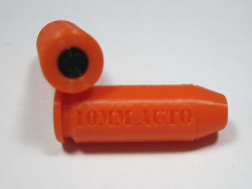 Plastic 10mm Snap Caps Orange-1
