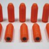 Plastic 10mm Snap Caps Orange-4