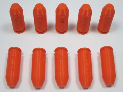 Plastic 10mm Snap Caps Orange-5
