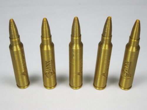 223 Remington plastic snap cap gold-3