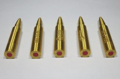 223 Remington plastic snap cap gold-5