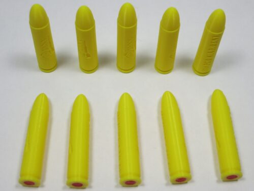 Plastic 30 Carbine Snap Caps Yellow-3