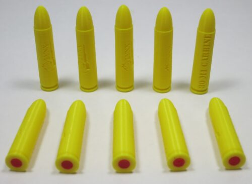 Plastic 30 Carbine Snap Caps Yellow-4