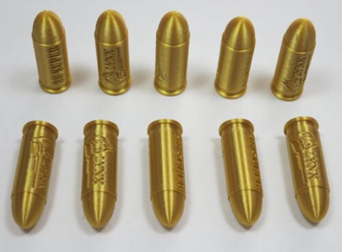 38 Super plastic snap caps gold-5