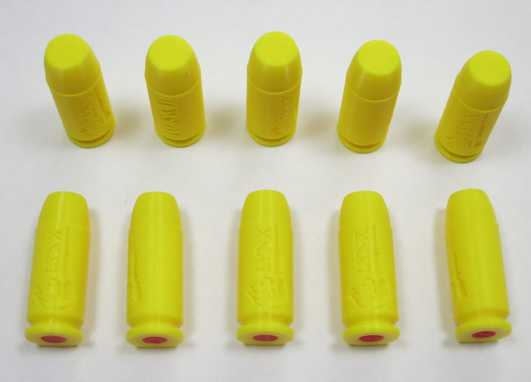 40 S&W plastic snap caps yellow-3