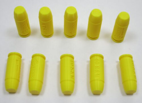 40 S&W plastic snap caps yellow-5