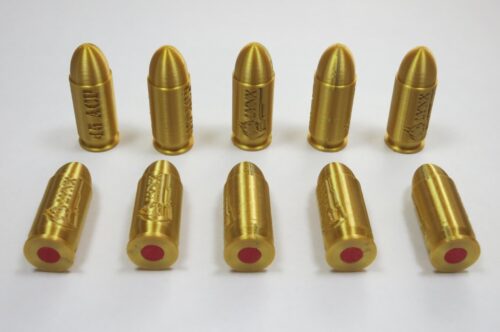 Details about   45 ACP SNAP CAPS SMOOTH GREEN BULLETS DUMMY TRAINING ROUNDS REAL WEIGHT SETOF 10 