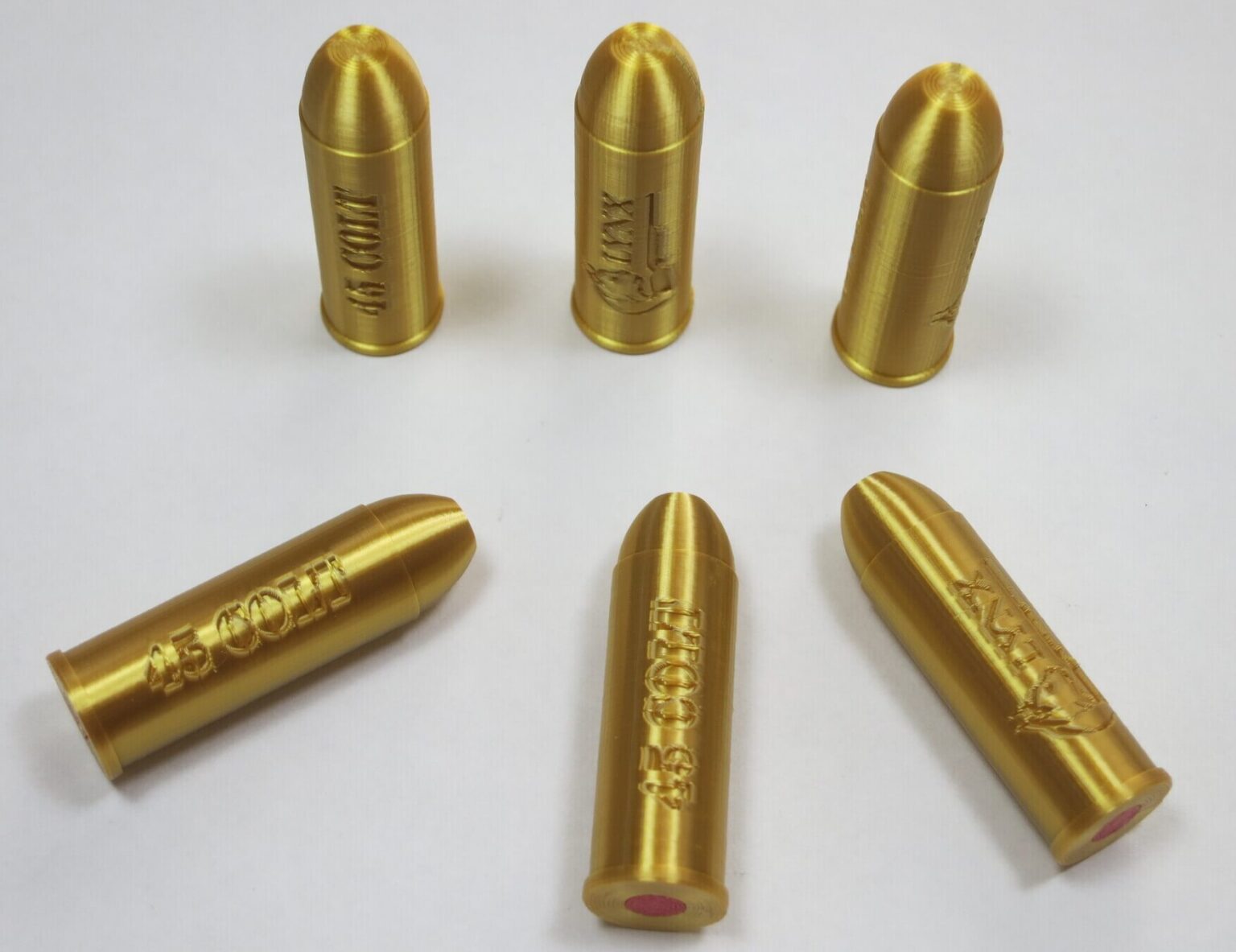 45 Colt Plastic Snap Caps / Dummy Training Rounds (6 Pack) Lynxammo