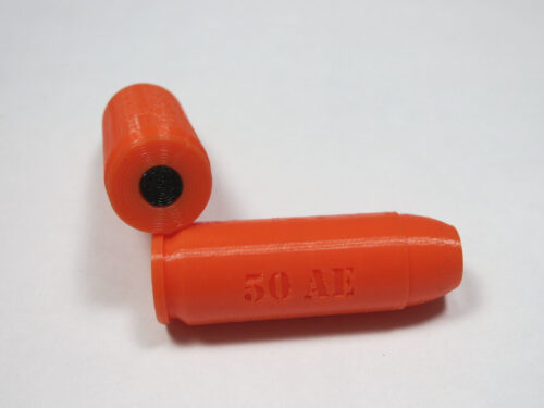 50 AE plastic snap cap orange-1