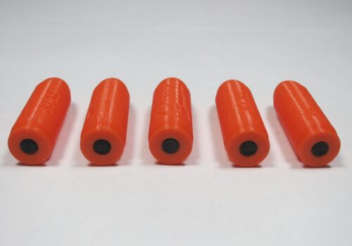50 AE plastic snap cap orange-4