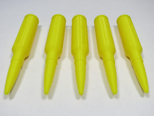 Plastic 6.5 Creedmoor Snap Caps Yellow-1