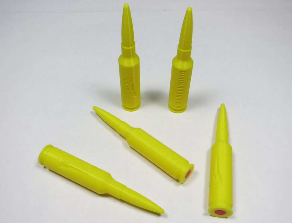 Dummy Training Rounds 6.5 Creedmoor Plastic Snap Caps / Dummy Training Rounds (5 Pack) - Lynx ...