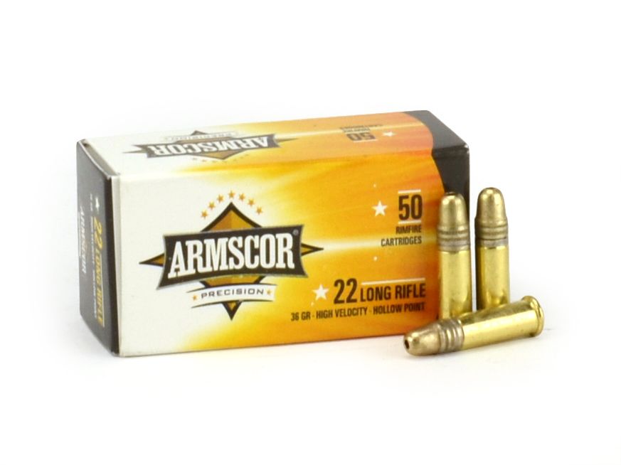 Armscor Precision 22 Lr 36gr High Velocity Hollow Point 50 Rounds Lynx Ammo 5634