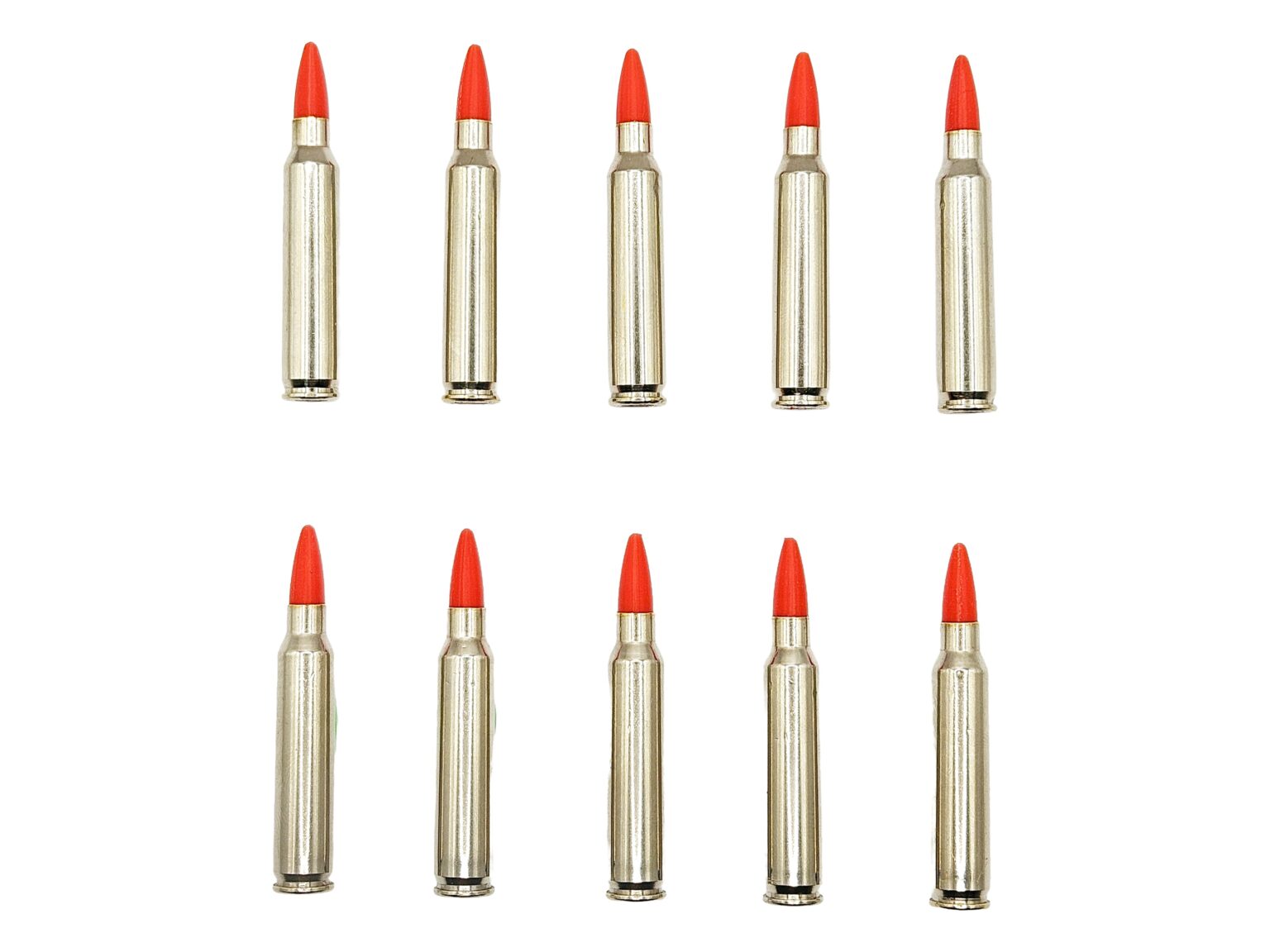 223 Remington / 5.56 NATO Nickel Snap caps / Dummy Training Rounds (10 ...