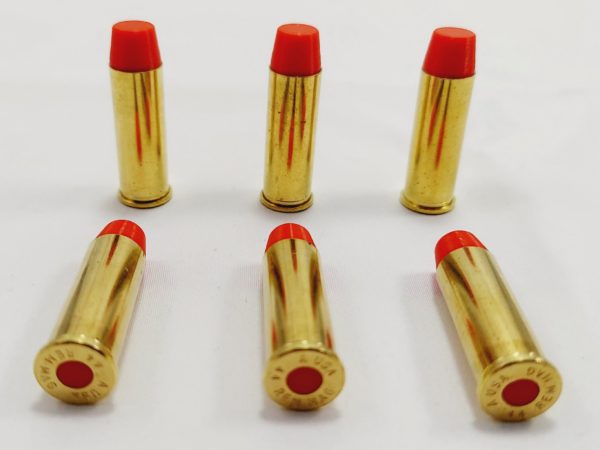 Training Rounds Mag Image 44 Magnum Brass Snap caps / Dummy Training Rounds (6 pack) - Lynx-ammo