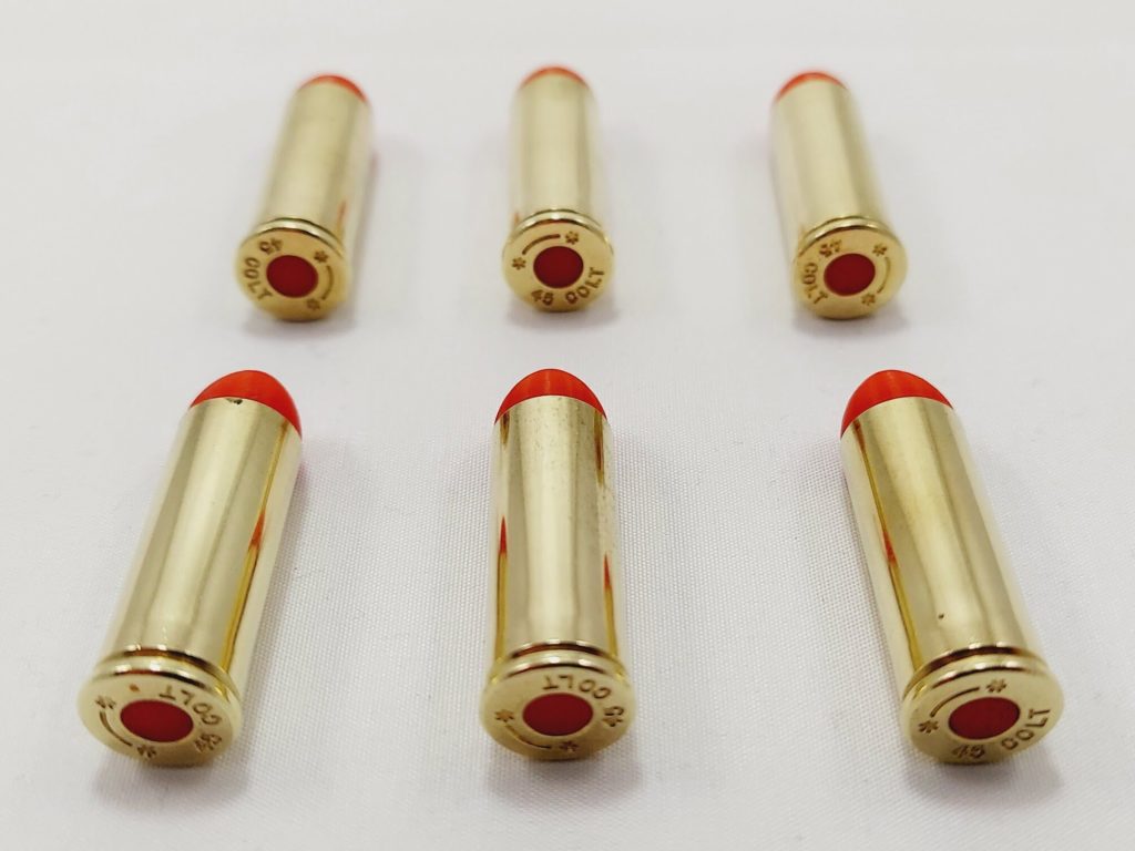 45 Long Colt Brass Snap caps / Dummy Training Rounds (6 pack) - Lynx-ammo