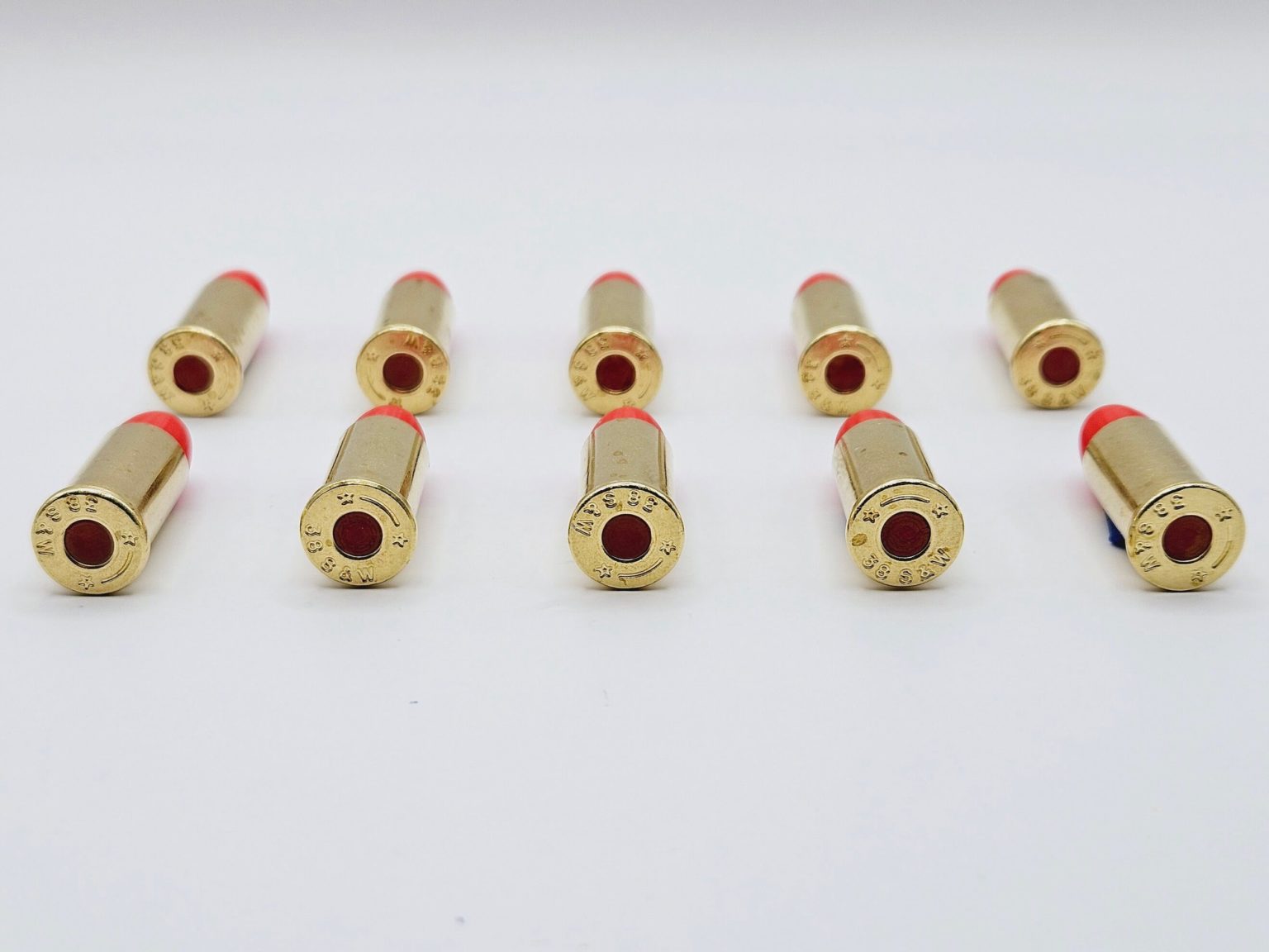 38 S&W Brass Snap caps / Dummy Training Rounds (10 pack) - Lynx-ammo